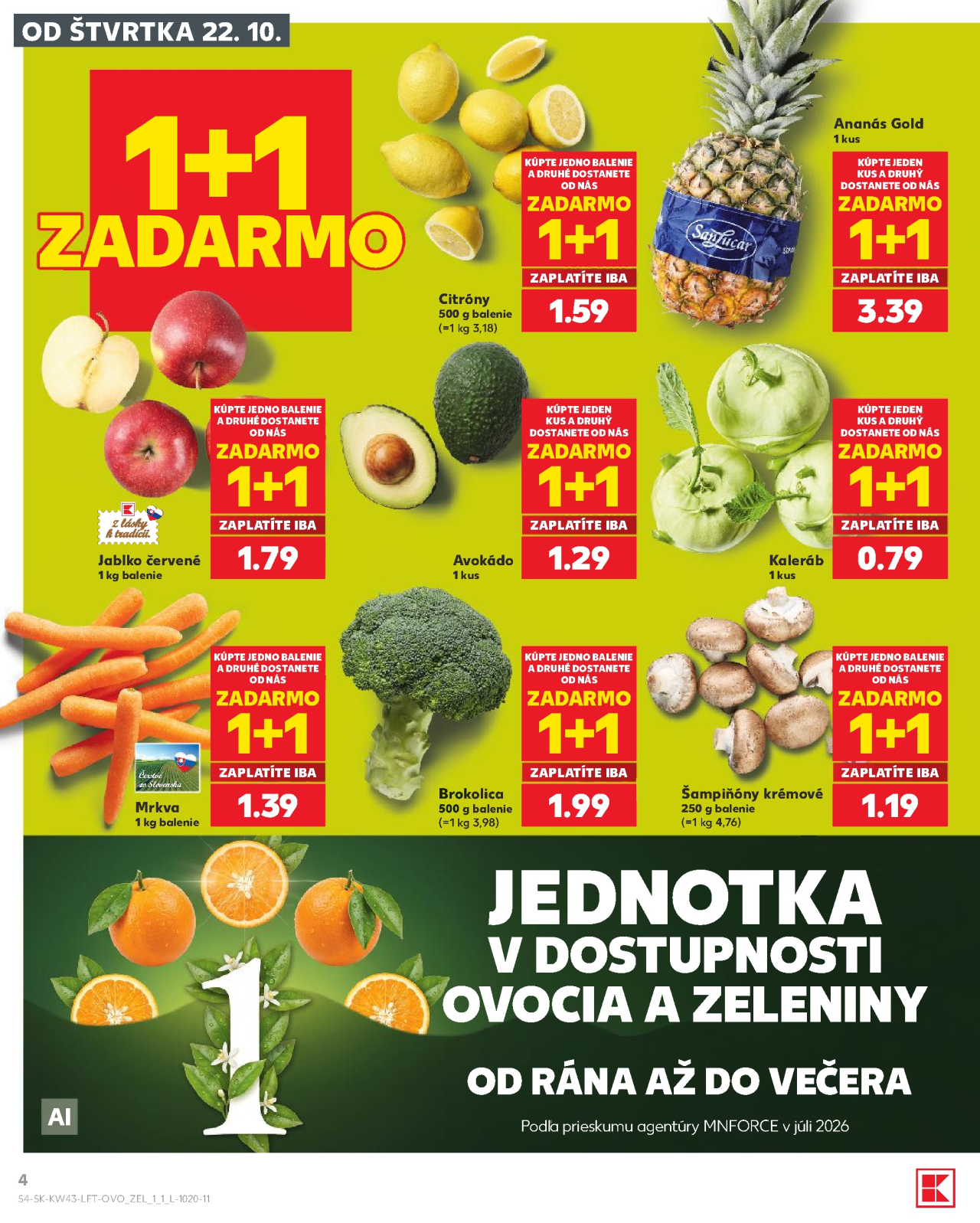 Kaufland leták Komárno