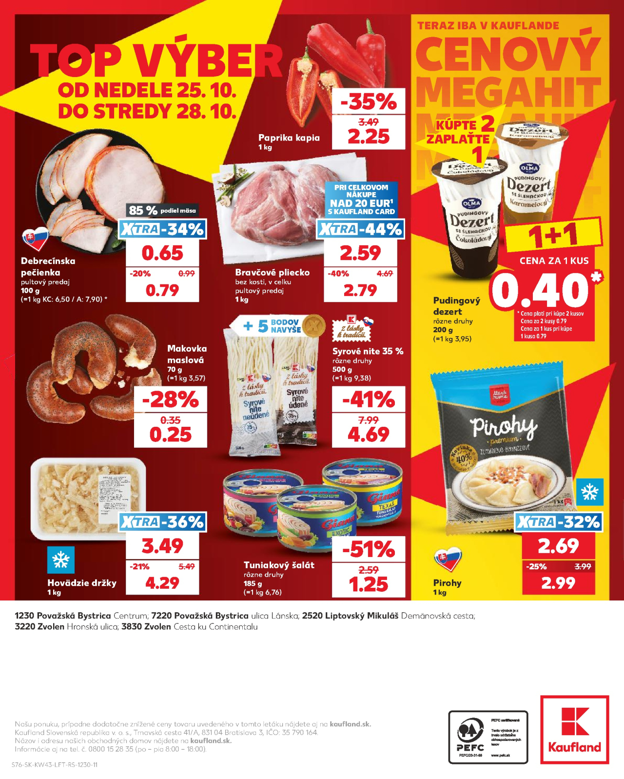Kaufland leták Liptovský Mikuláš