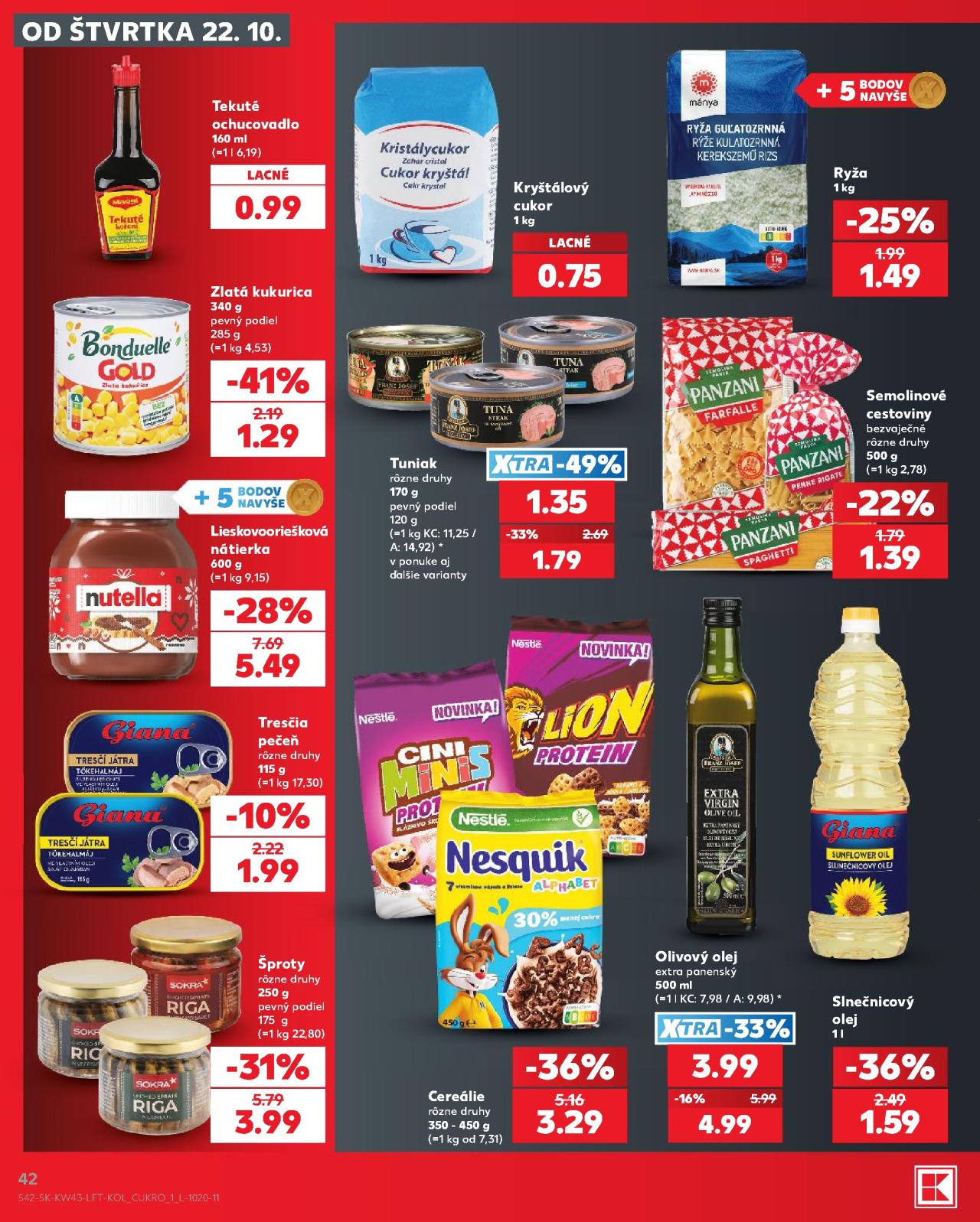 Kaufland leták Sereď