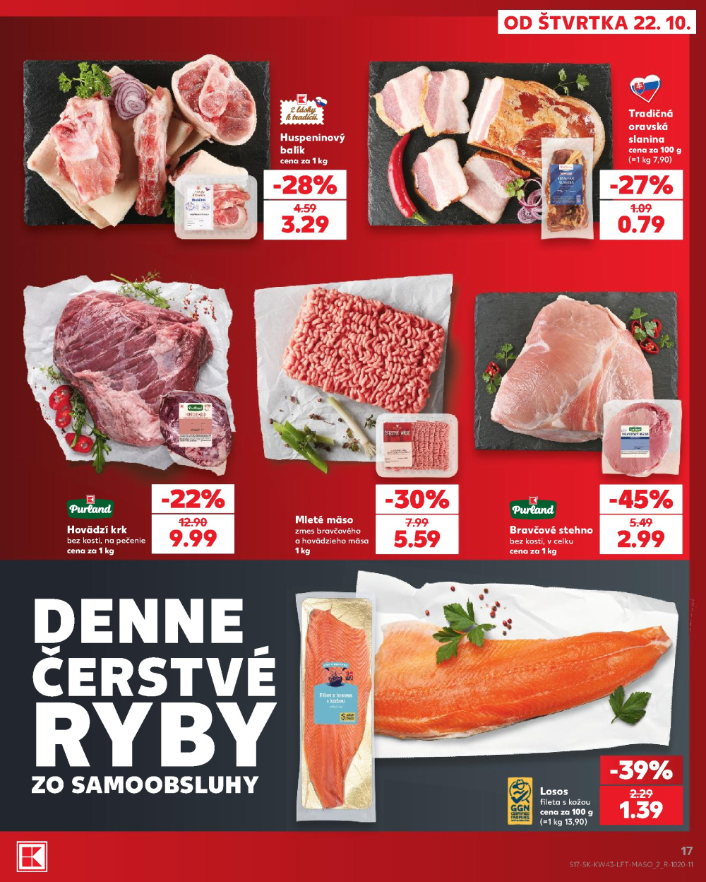 Leták Kaufland leták Zlaté Moravce, Slovensko - strana 17