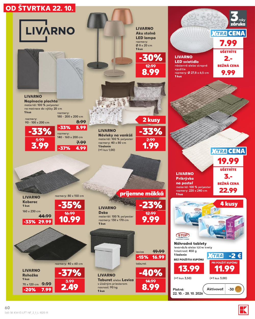 Leták Kaufland leták Zlaté Moravce, Slovensko - strana 60