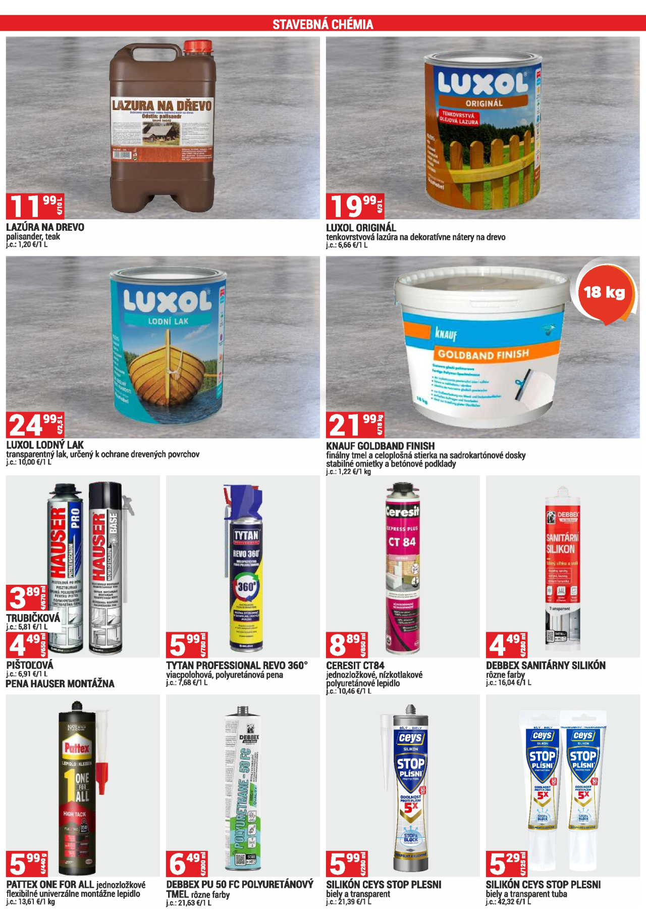 Merkury Market leták - Laminátová podlaha