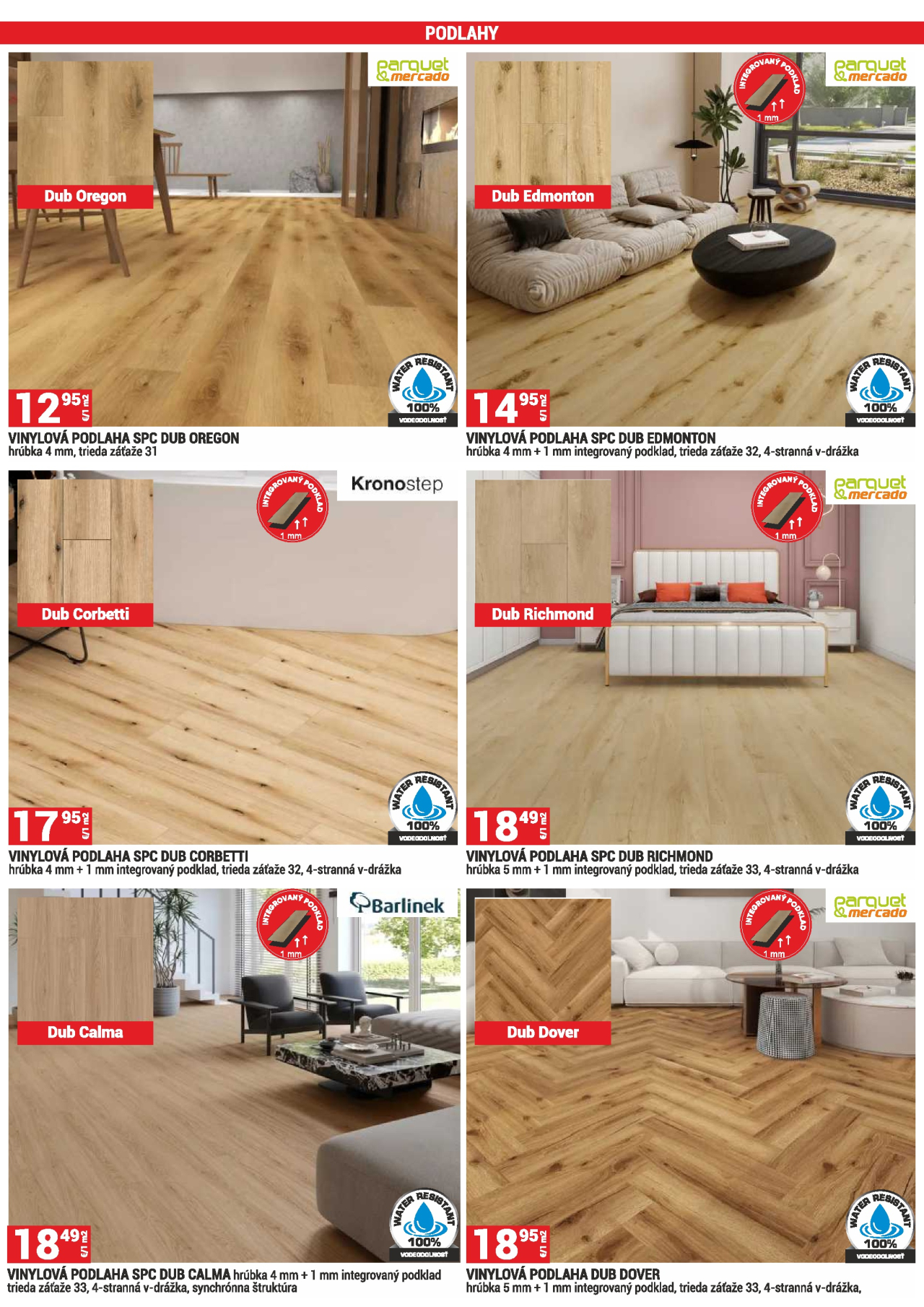 Merkury Market leták - Laminátová podlaha