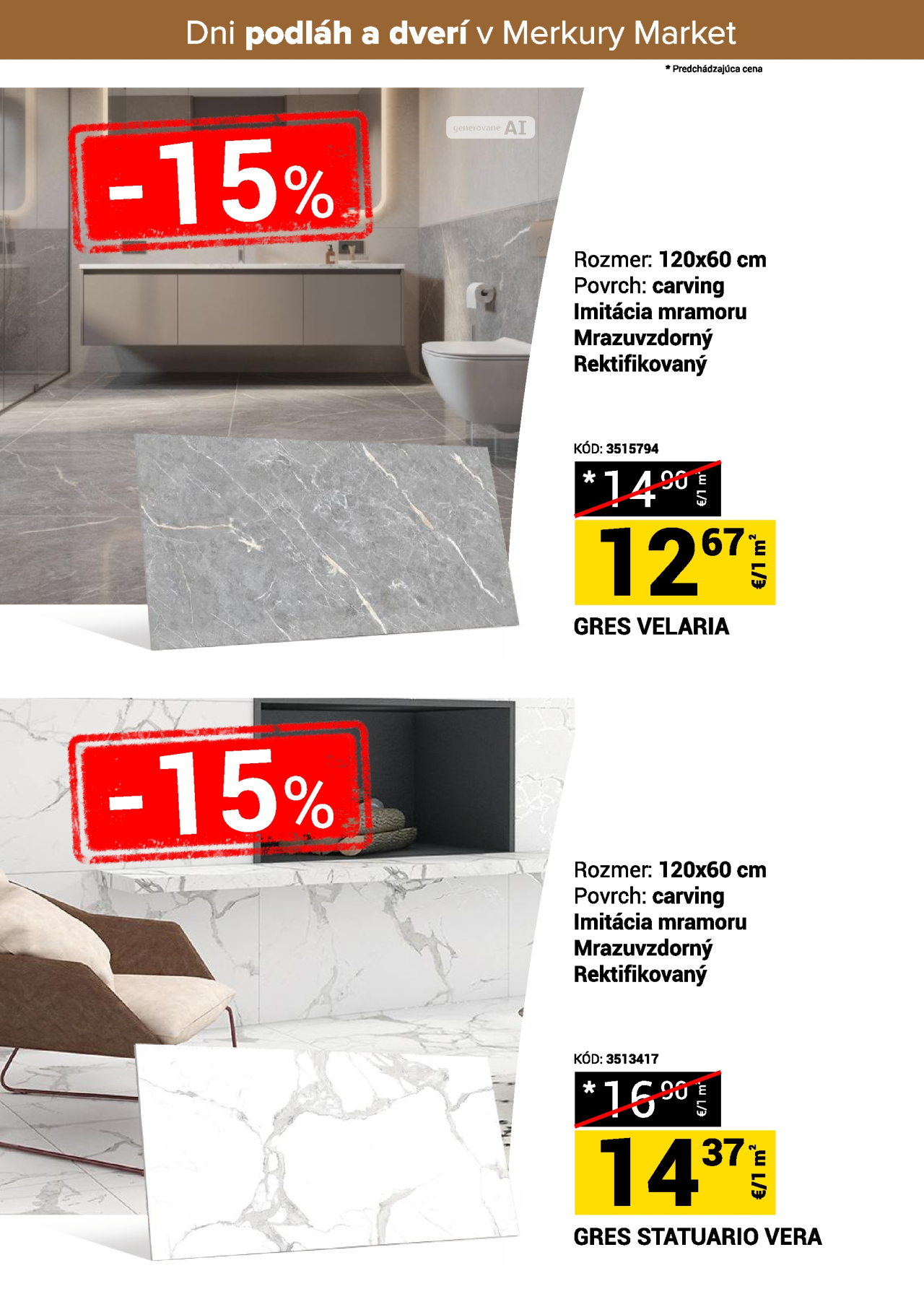 Merkury Market leták - Dni podláh a dverí