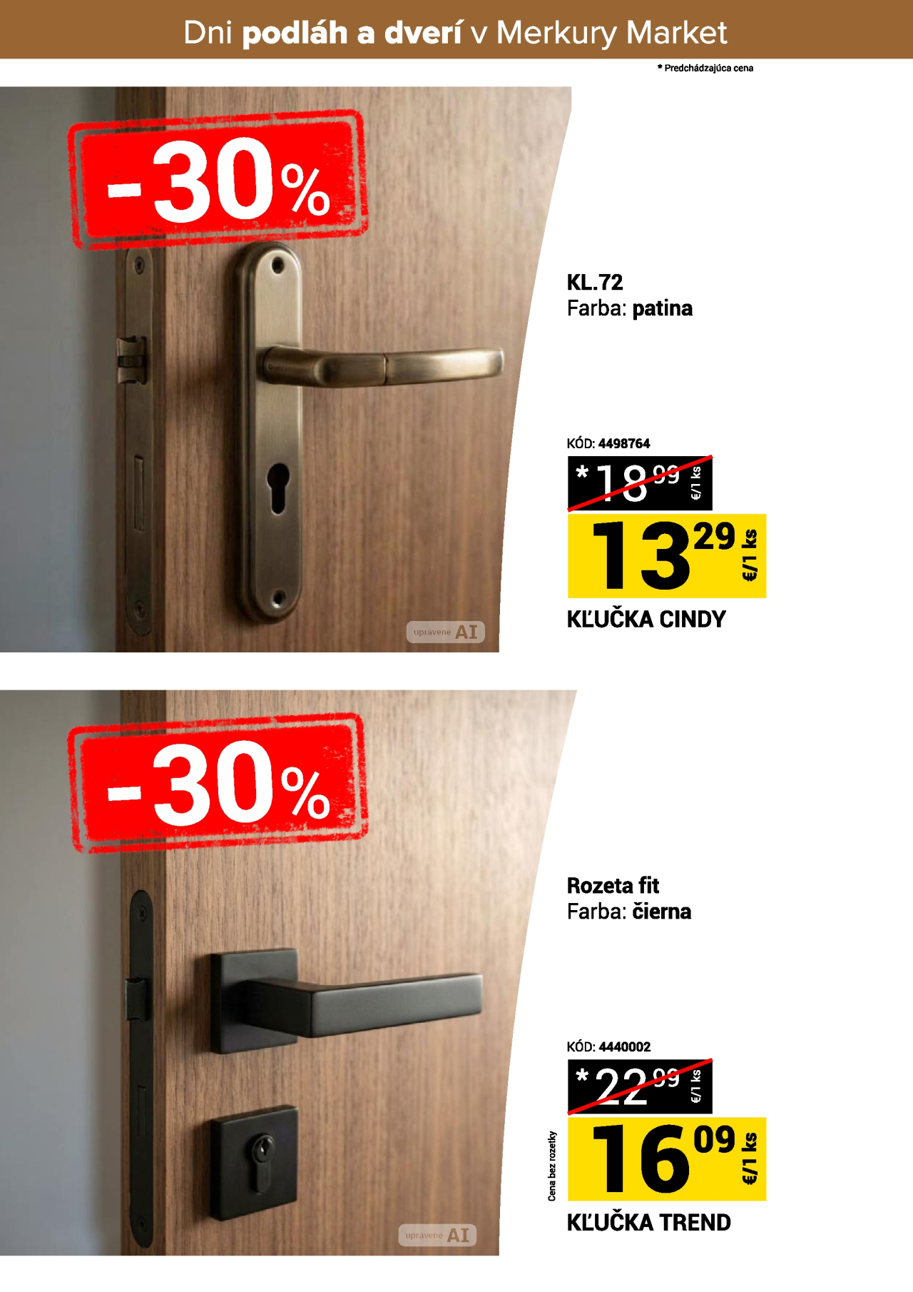 Merkury Market leták - Dni podláh a dverí