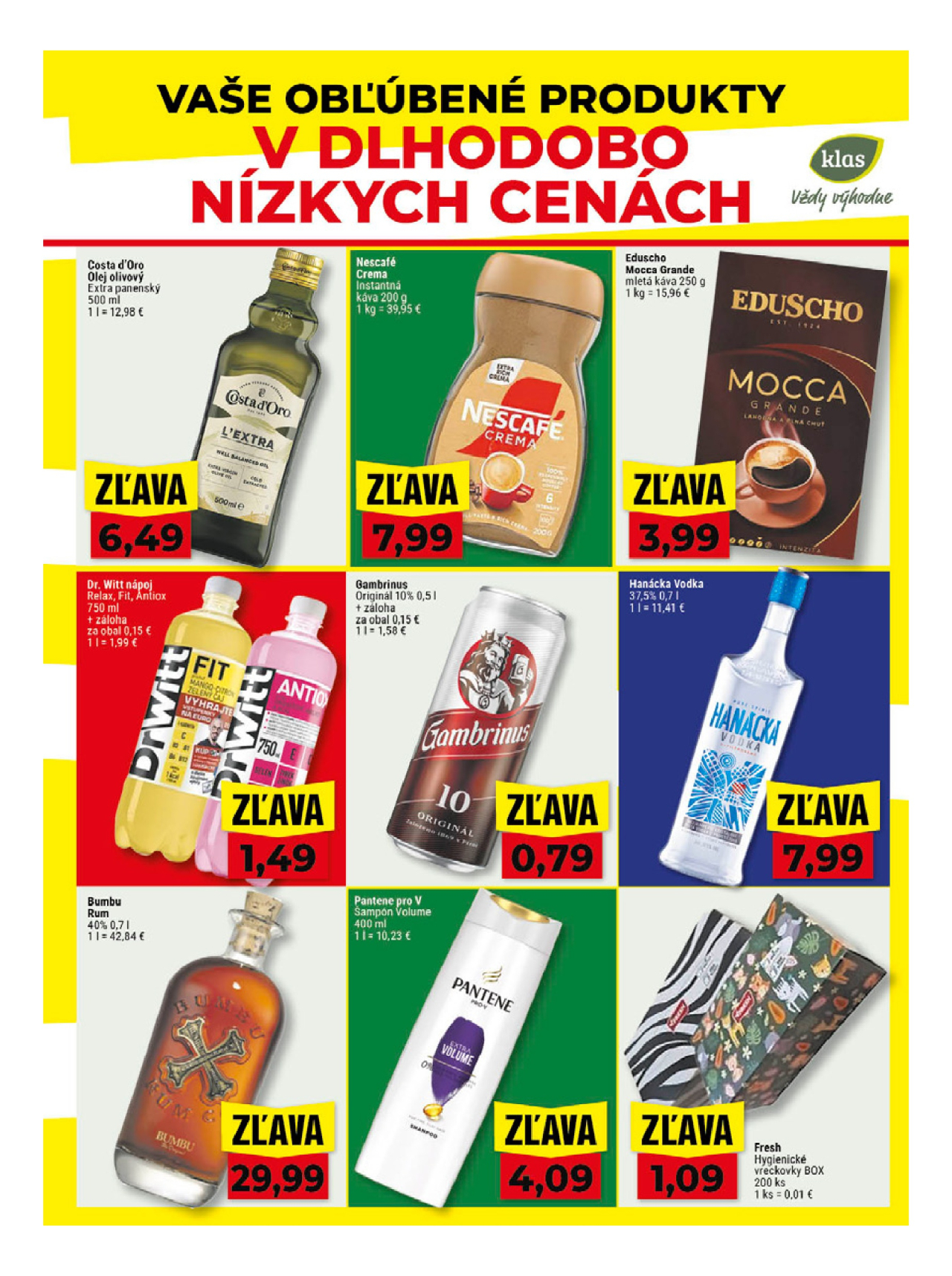 Klas aktuálny akciový leták