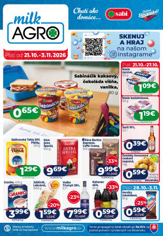 MILK-AGRO leták