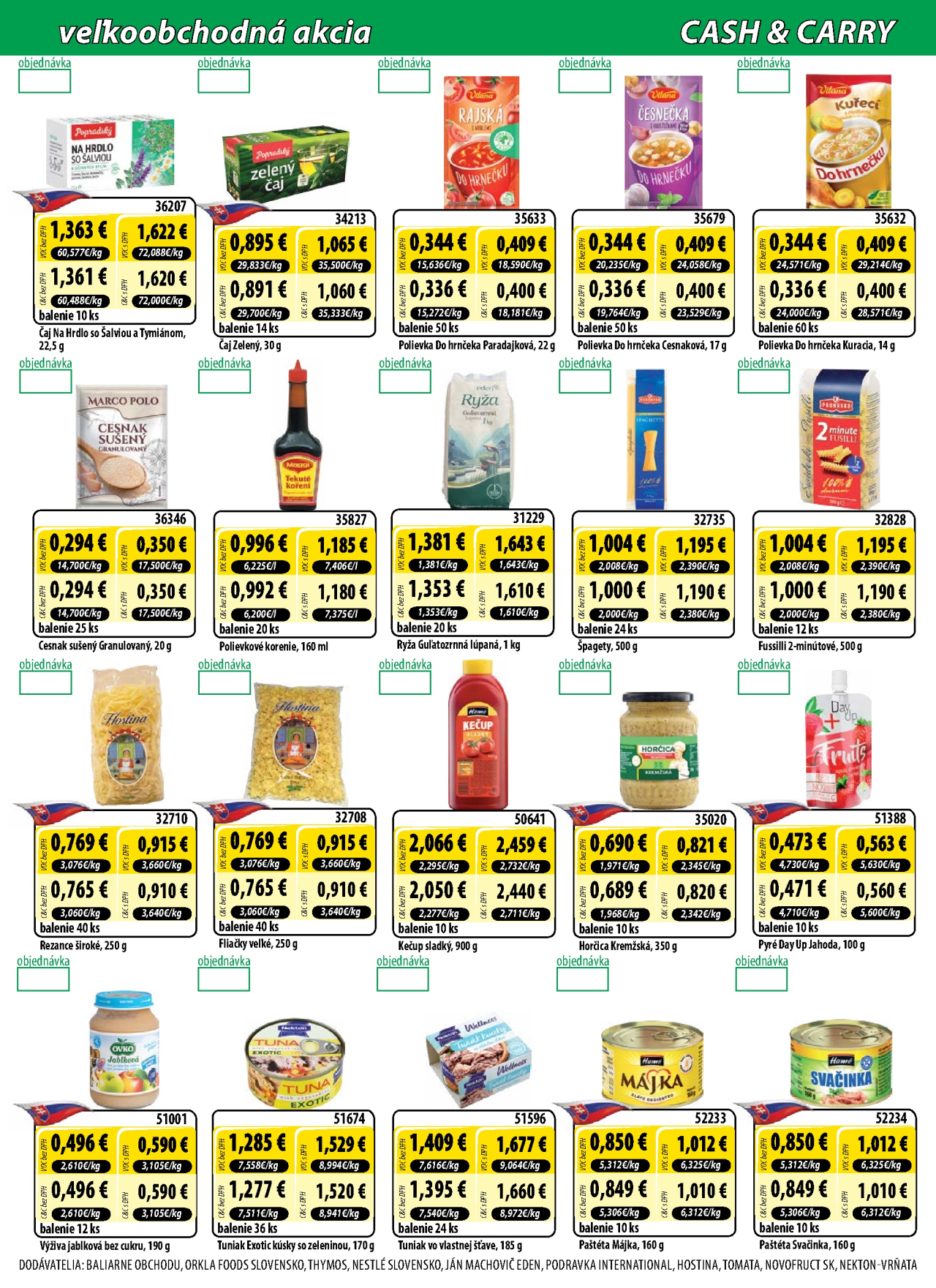 MILK-AGRO leták - Cash & Carry