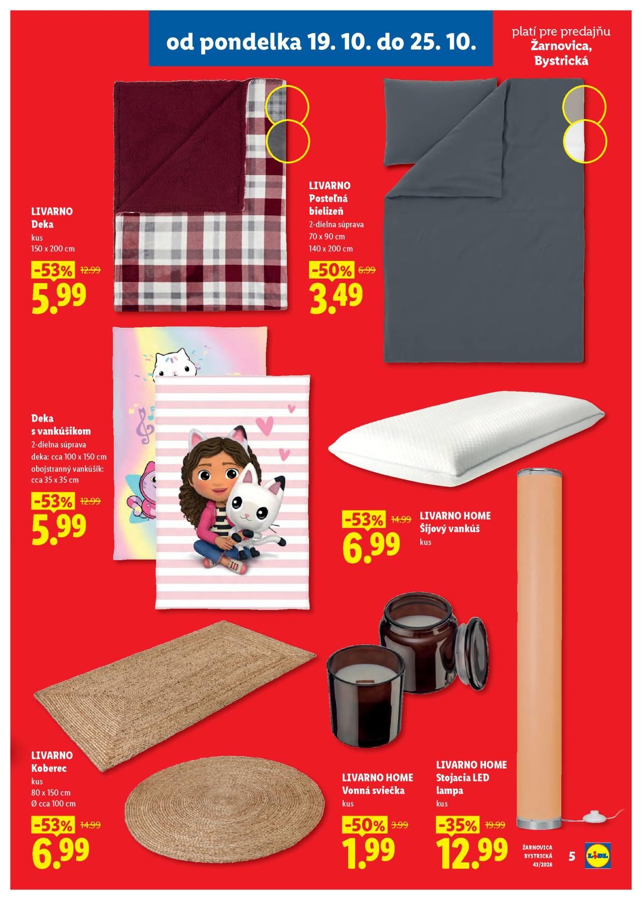 Lidl leták - Nová predajňa - Žarnovica, Bystrická