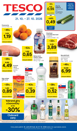 Tesco leták - Hypermarket