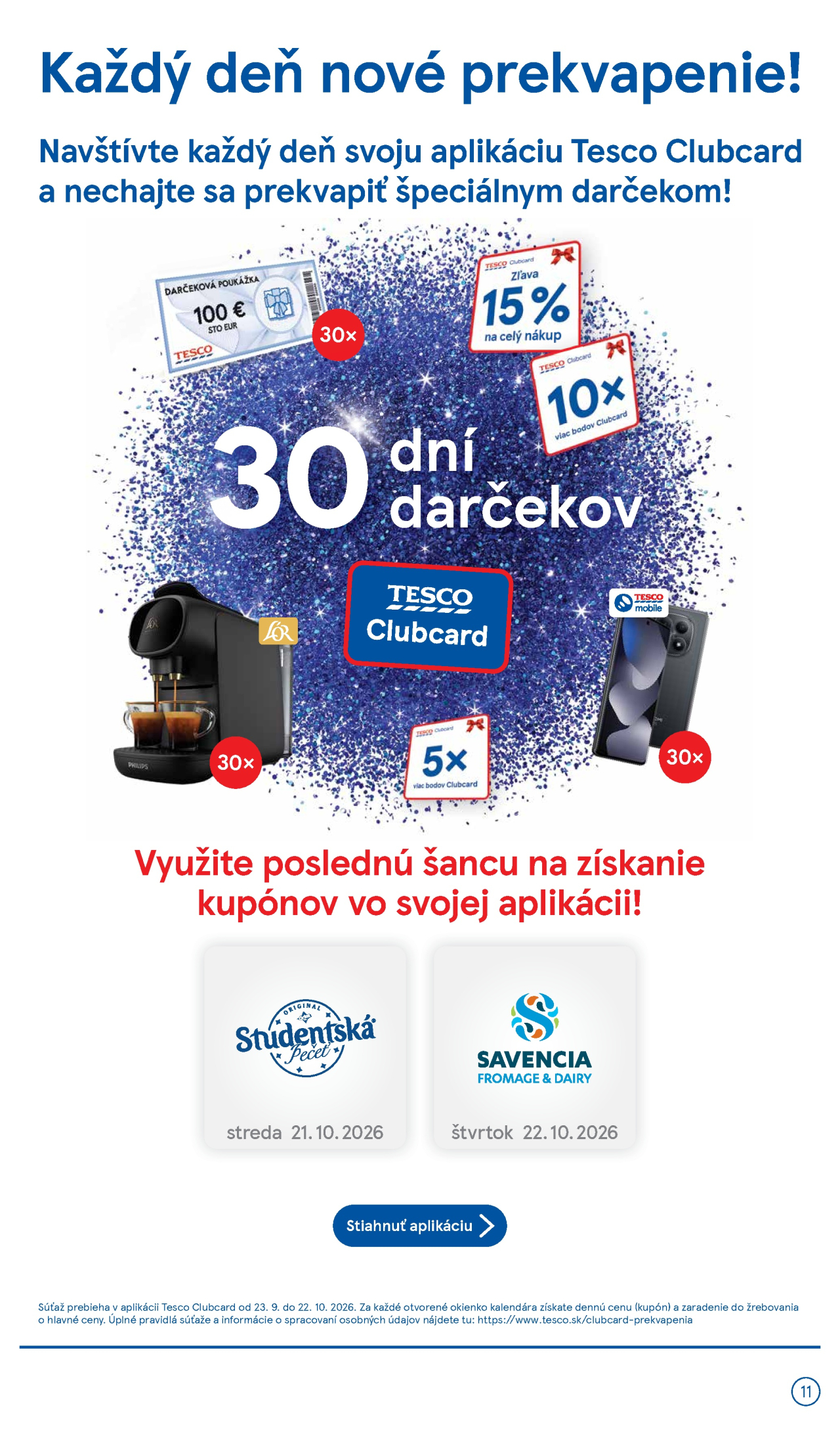 Tesco leták - Supermarket