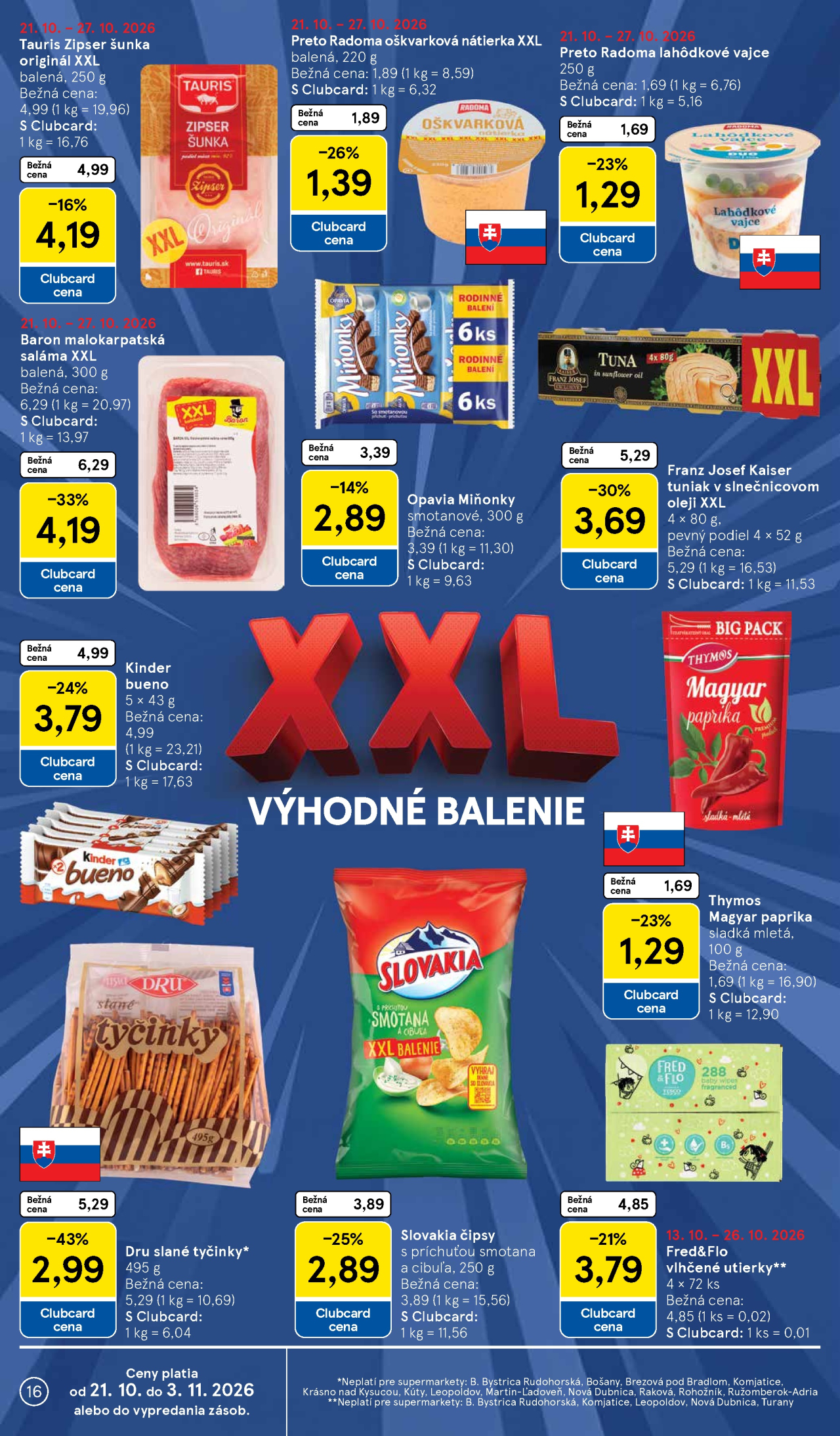 Tesco leták - Supermarket