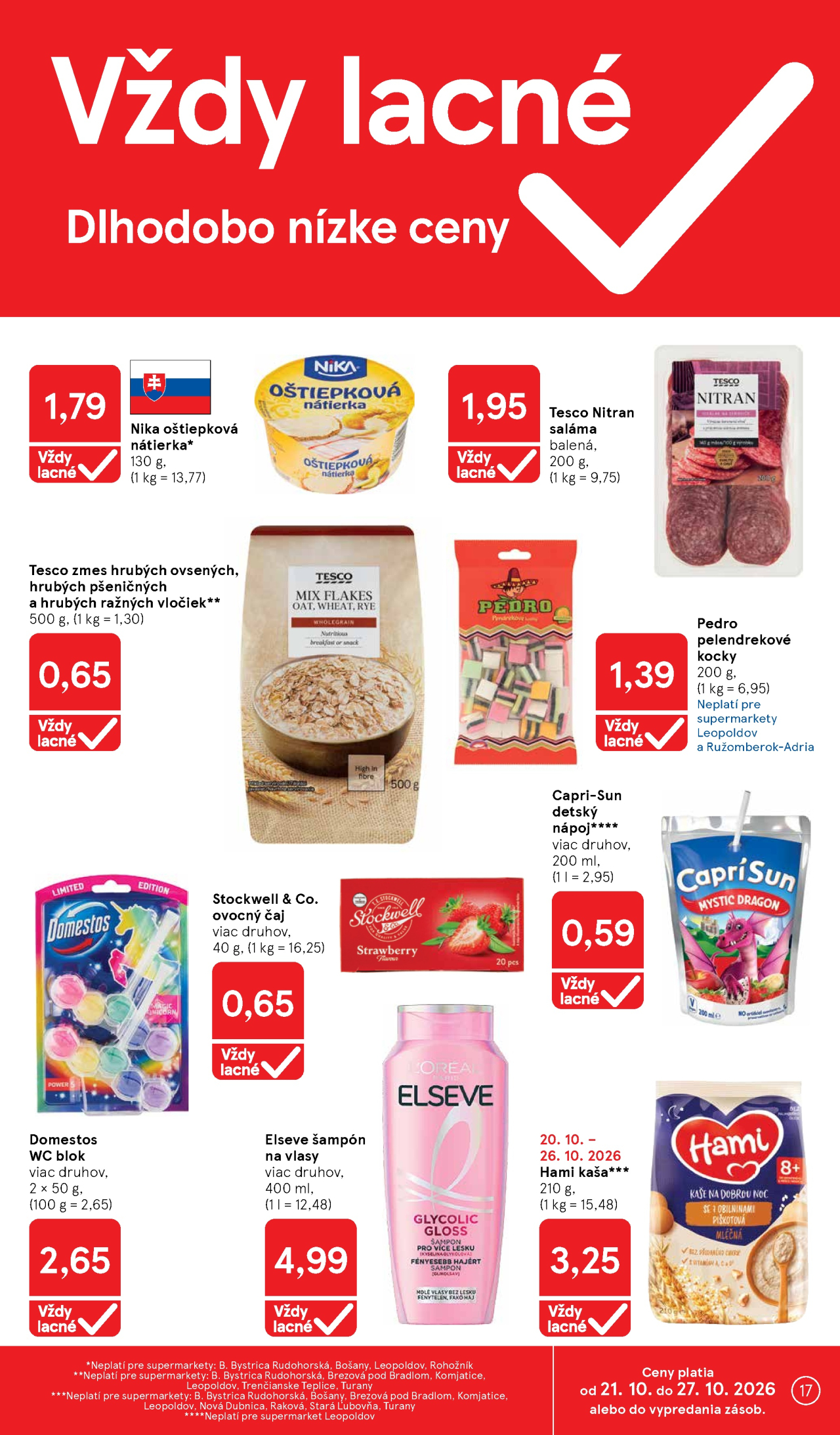 Tesco leták - Supermarket