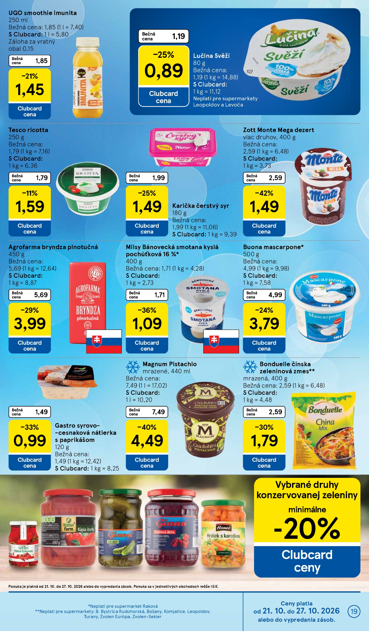 Tesco leták - Supermarket