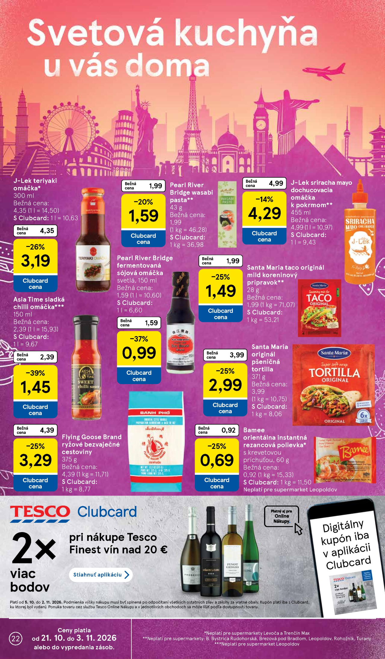 Tesco leták - Supermarket