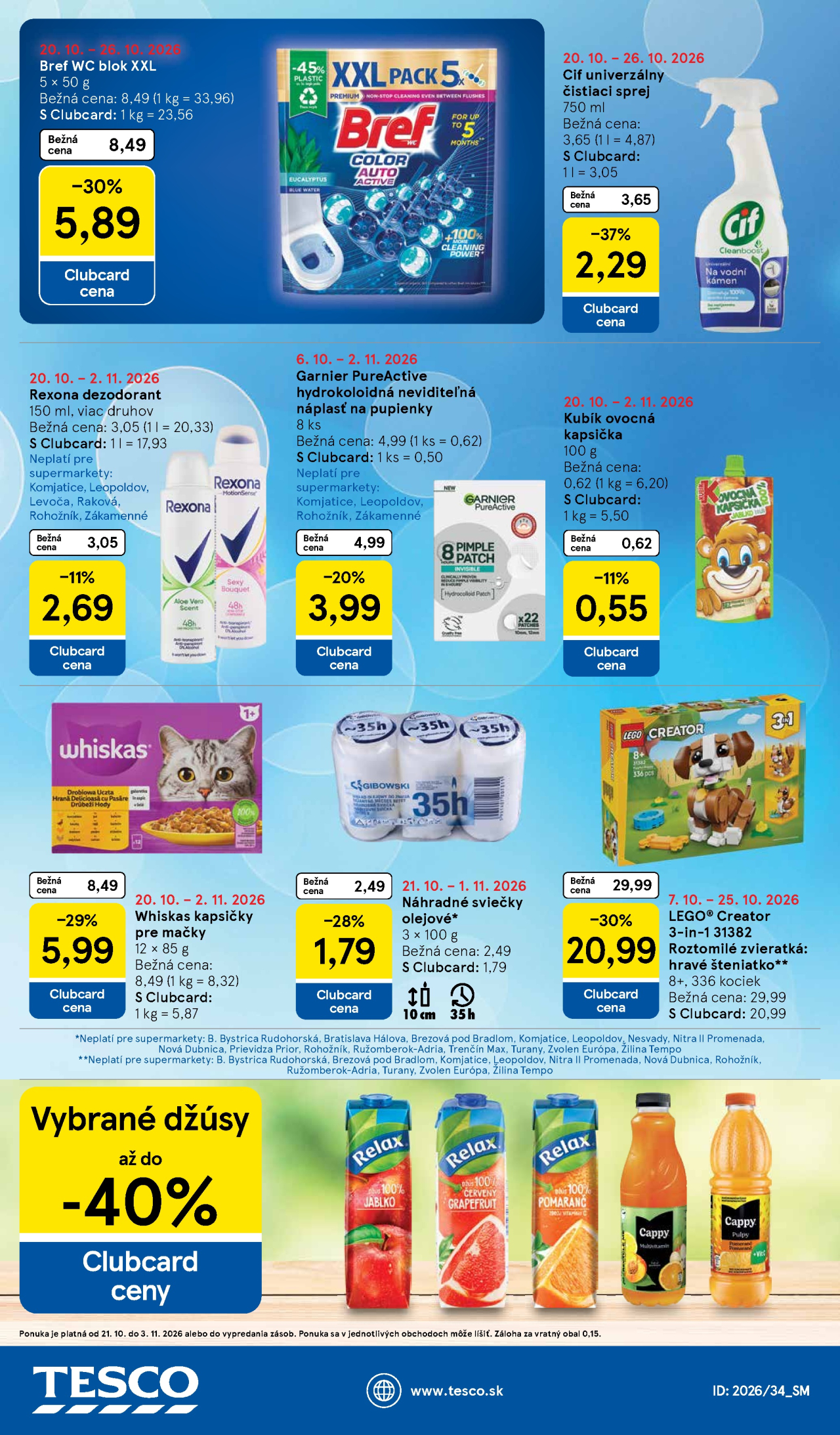 Tesco leták - Supermarket