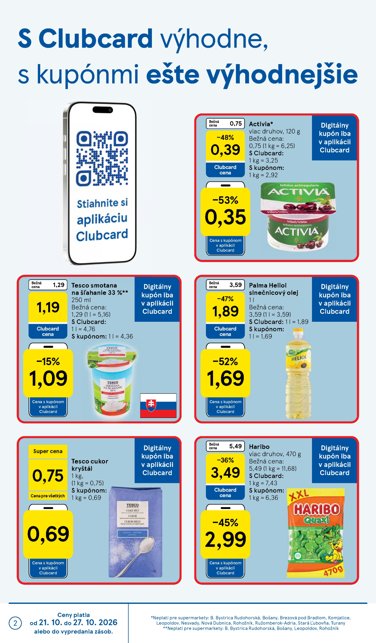 Tesco leták - Supermarket