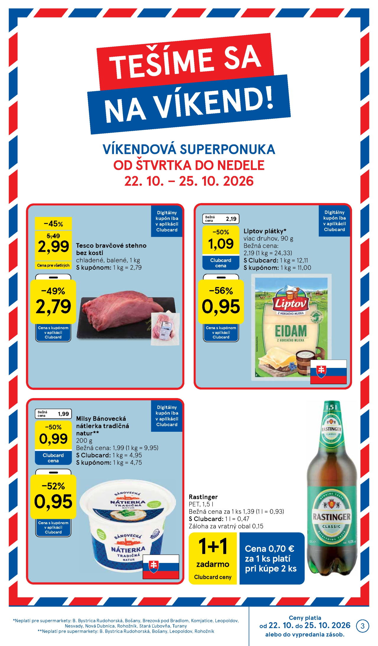 Tesco leták - Supermarket