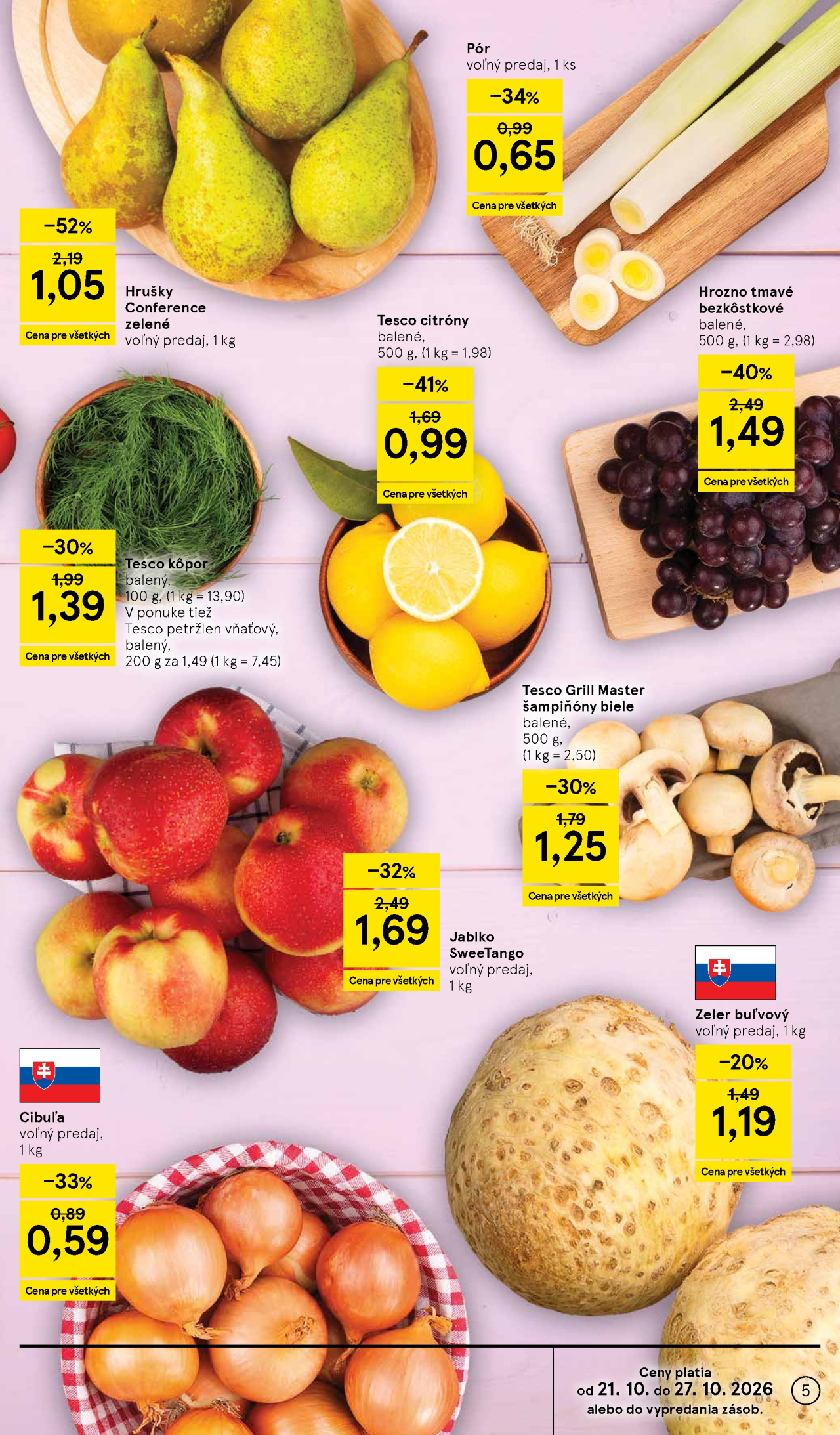 Tesco leták - Supermarket