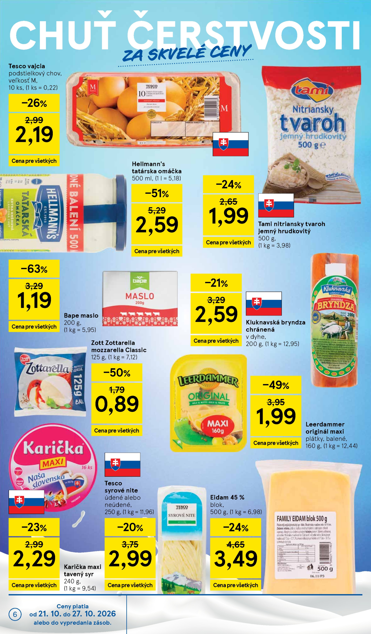 Tesco leták - Supermarket