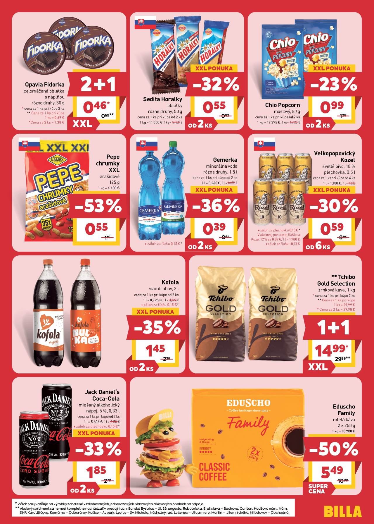 Billa hlavný leták