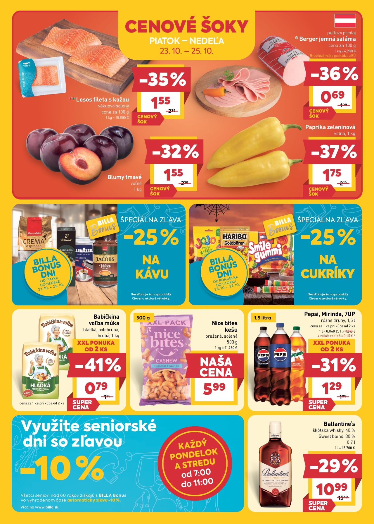 Billa hlavný leták