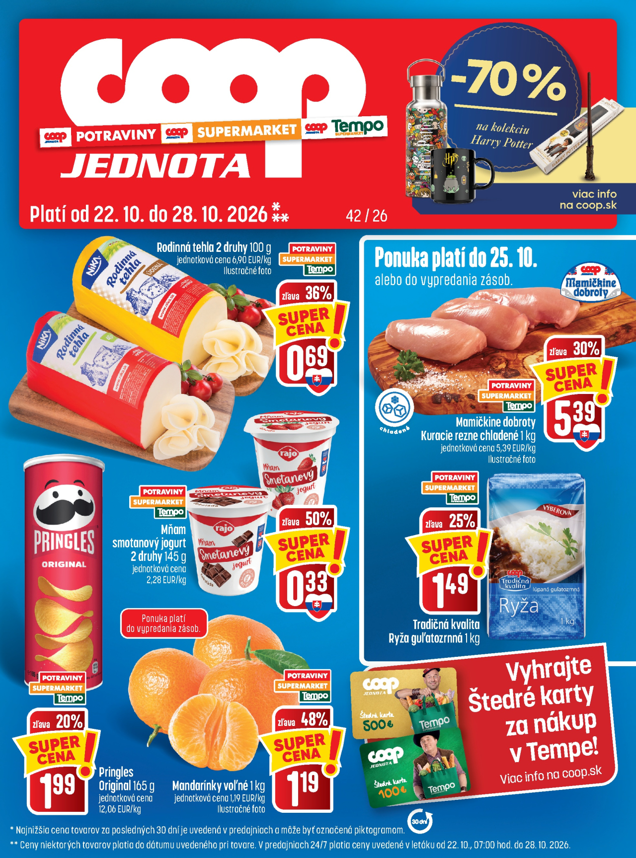 Coop Jednota noviny - Potraviny