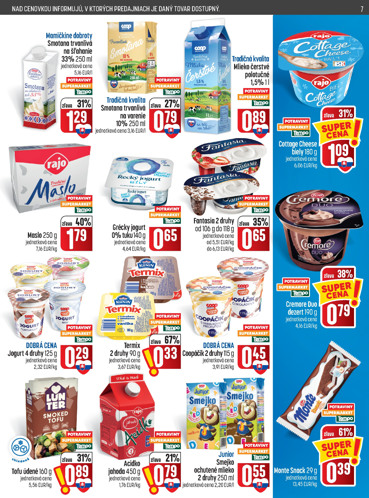 Coop Jednota noviny - Potraviny
