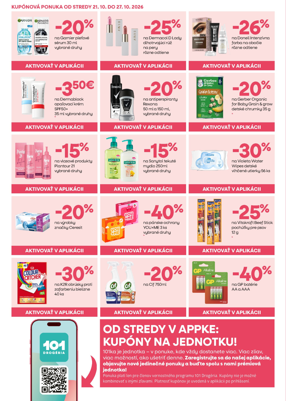 Leták 101 drogerie leták, Slovensko - strana 6