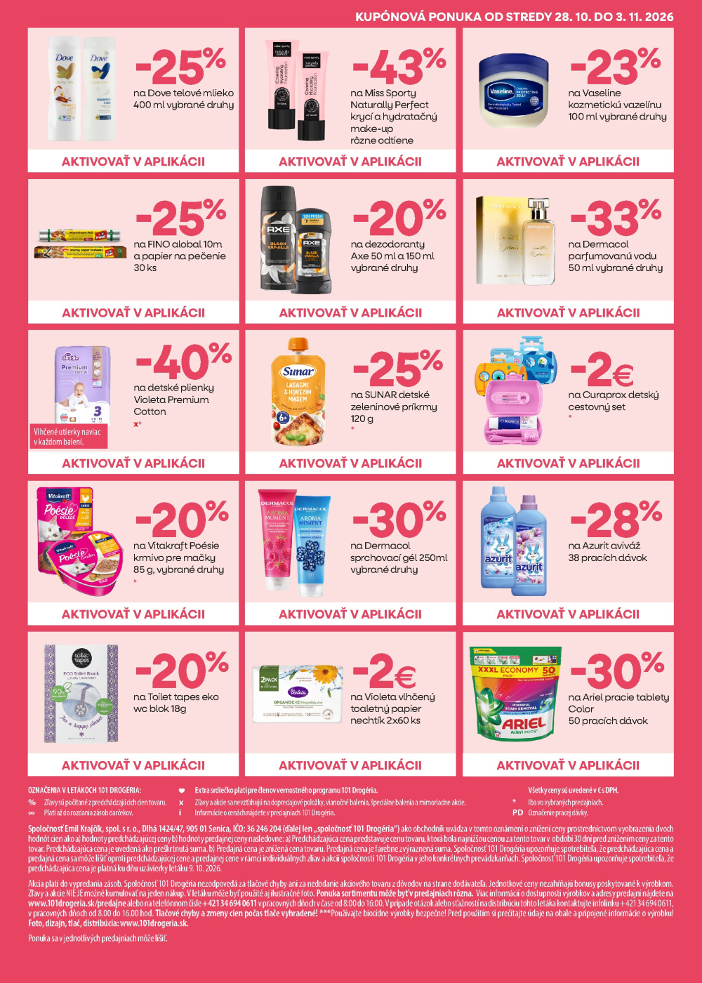 Leták 101 drogerie leták, Slovensko - strana 7