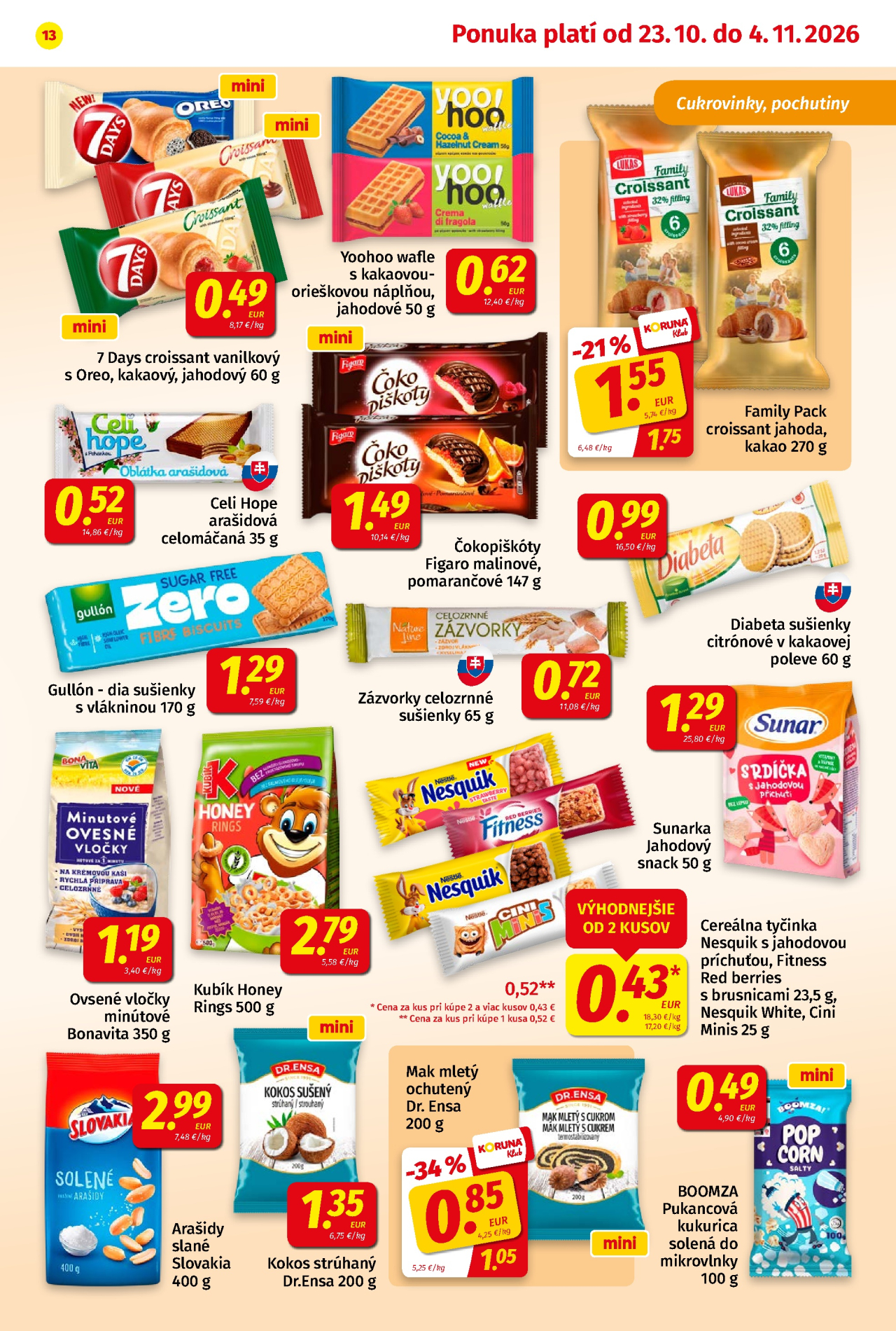 Libex leták - Koruna