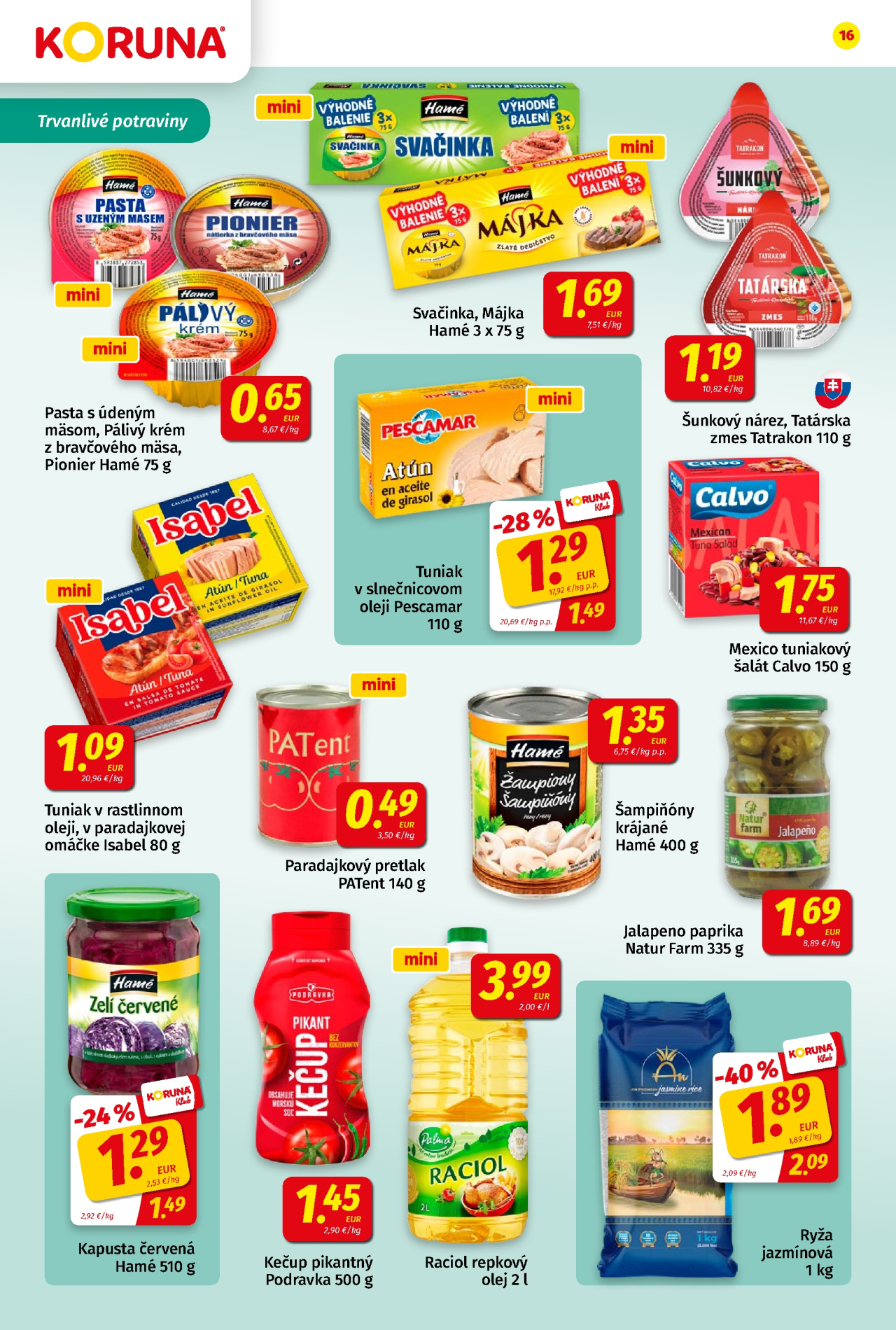 Libex leták - Koruna