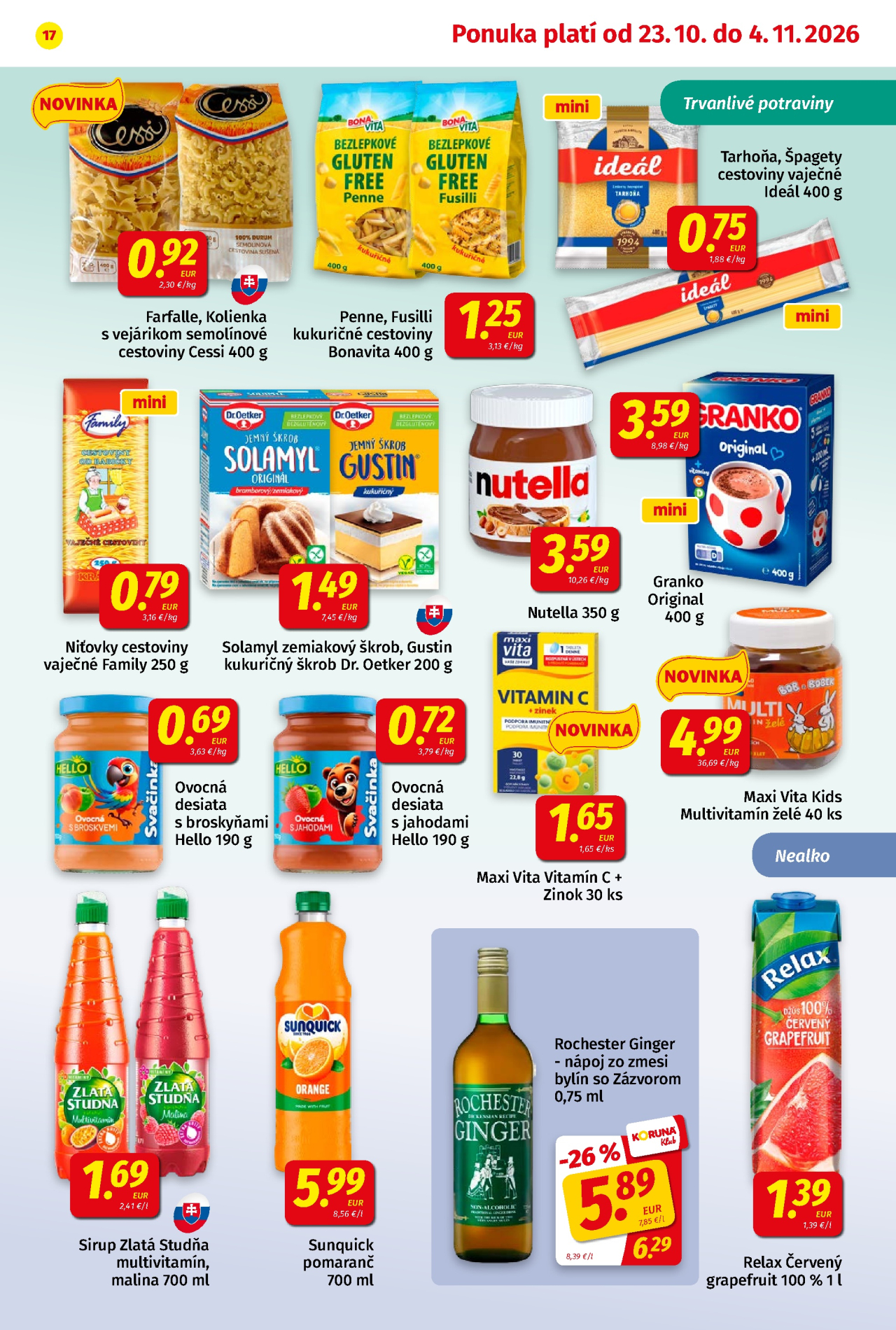 Libex leták - Koruna