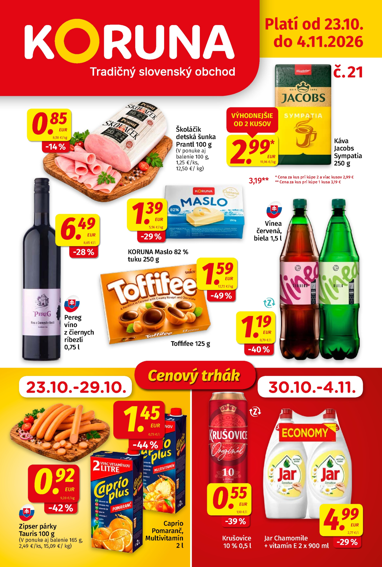 Libex leták - Koruna