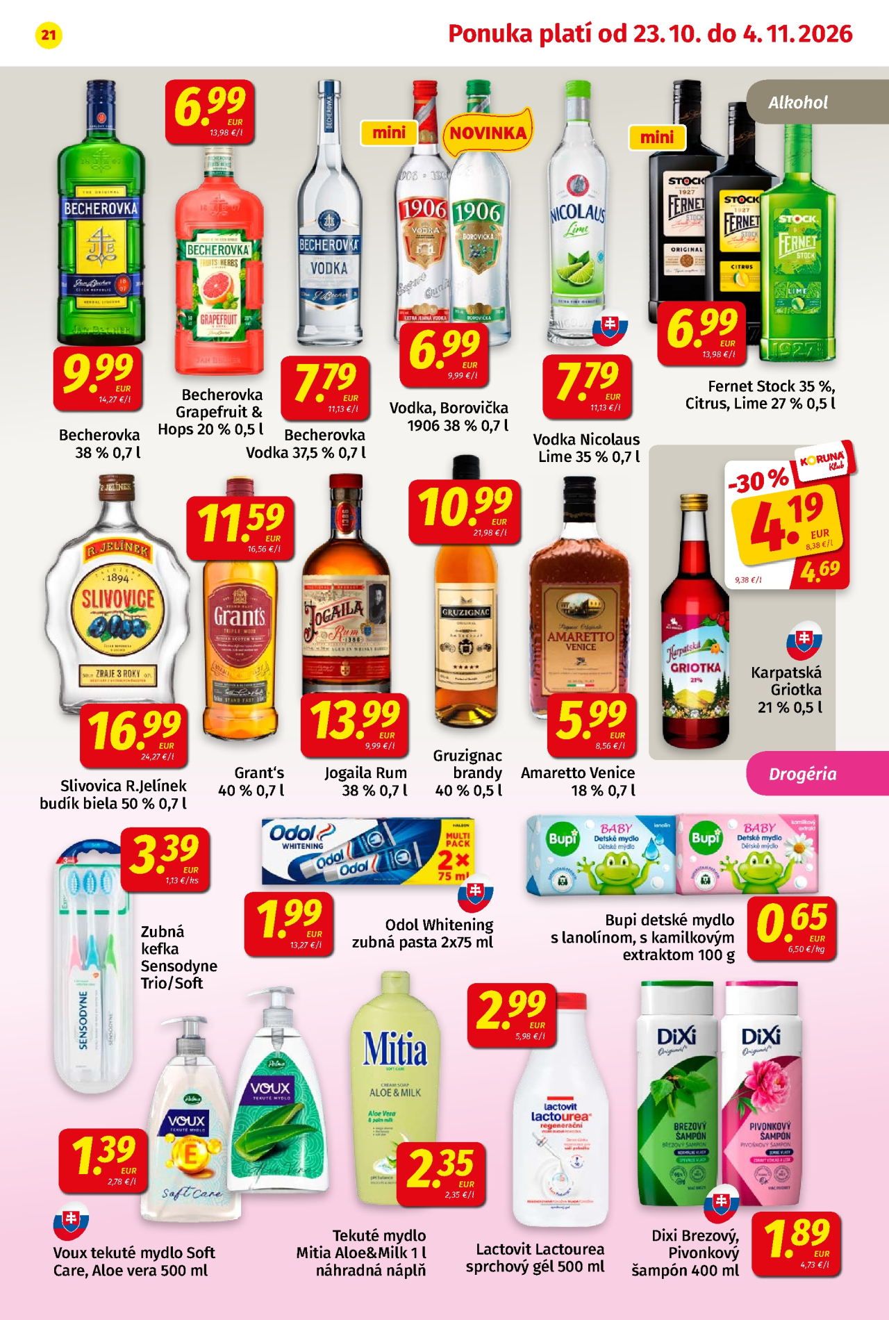 Libex leták - Koruna