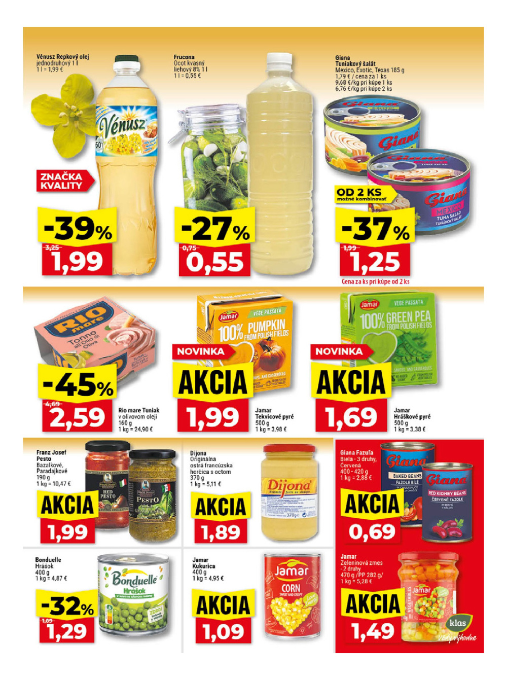 Leták Klas aktuálny akciový leták, Slovensko - strana 16
