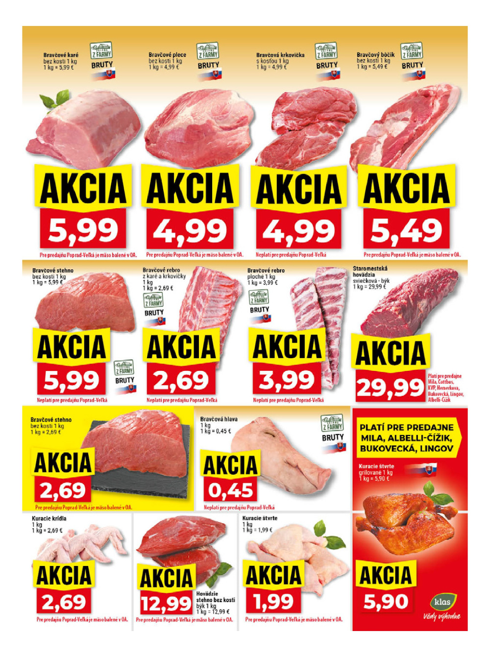 Leták Klas aktuálny akciový leták, Slovensko - strana 9