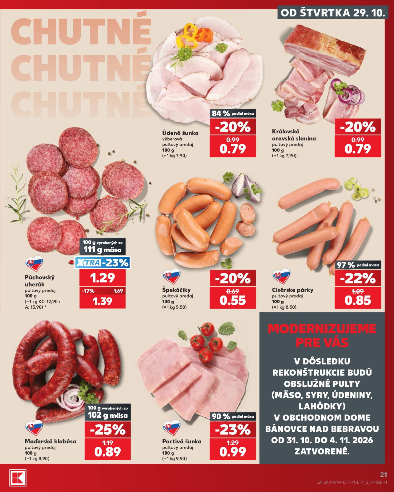Kaufland leták Bánovce nad Bebravou