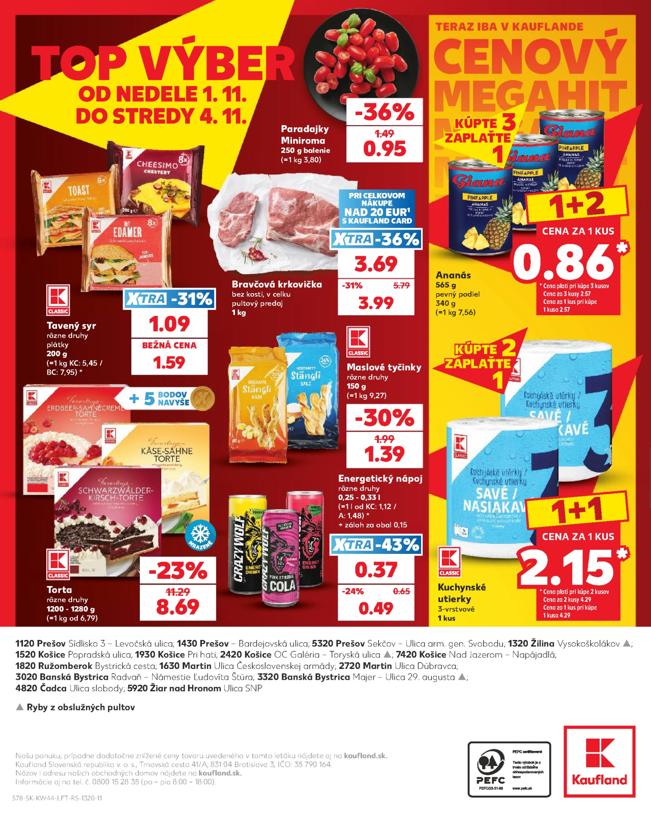 Kaufland leták Banská Bystrica - Nám.Ľudovíta Štúra