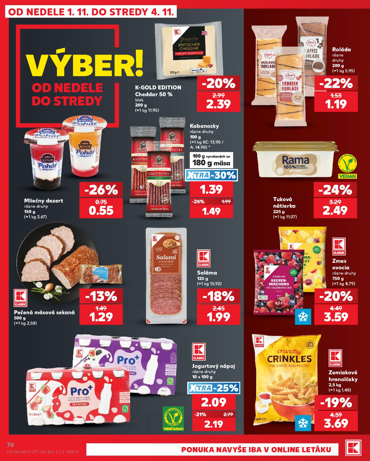 Kaufland leták Dolný Kubín