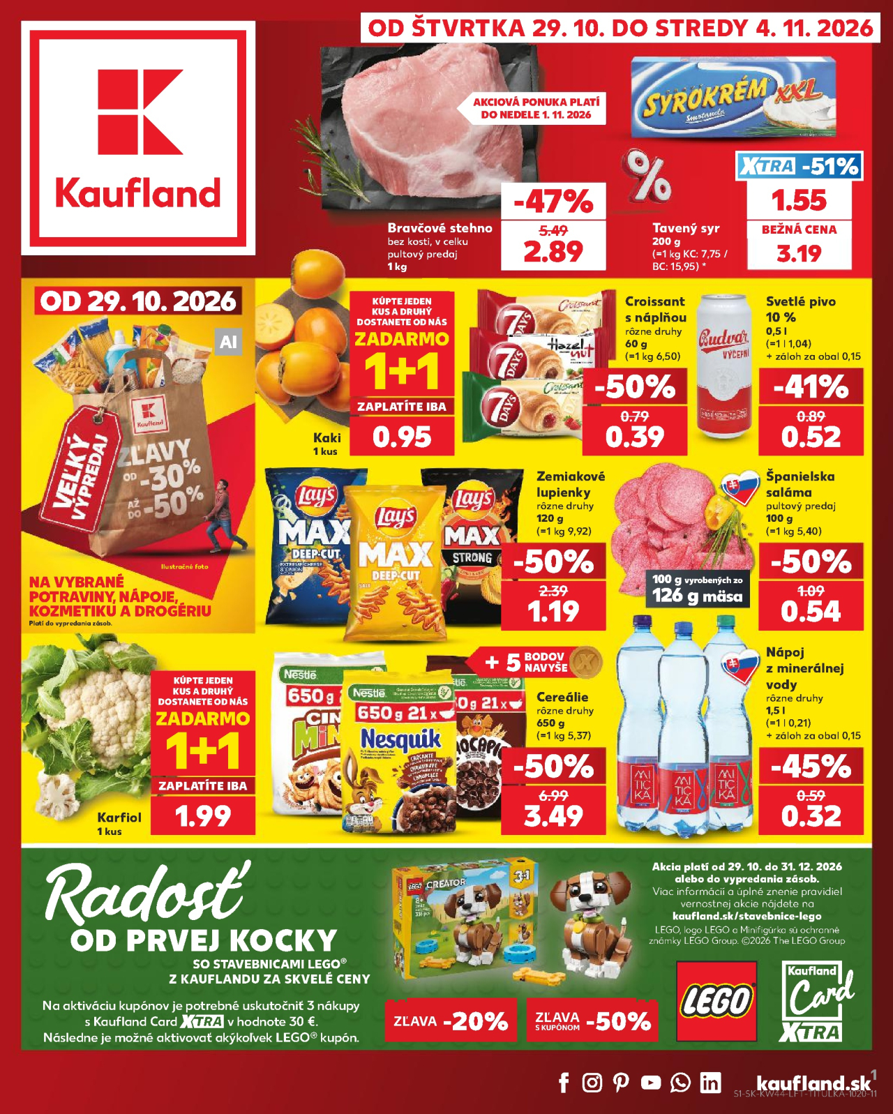 Kaufland leták Dunajská Streda
