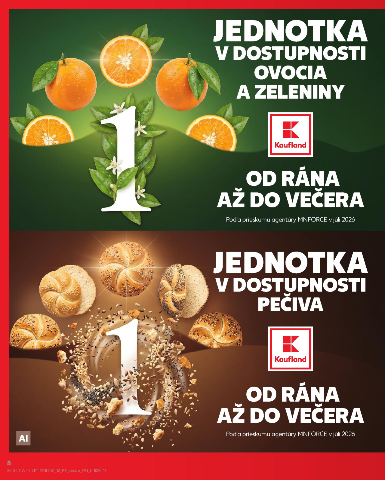 Kaufland leták Dunajská Streda