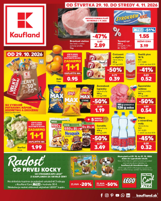 Kaufland leták Michalovce - Humenská cesta
