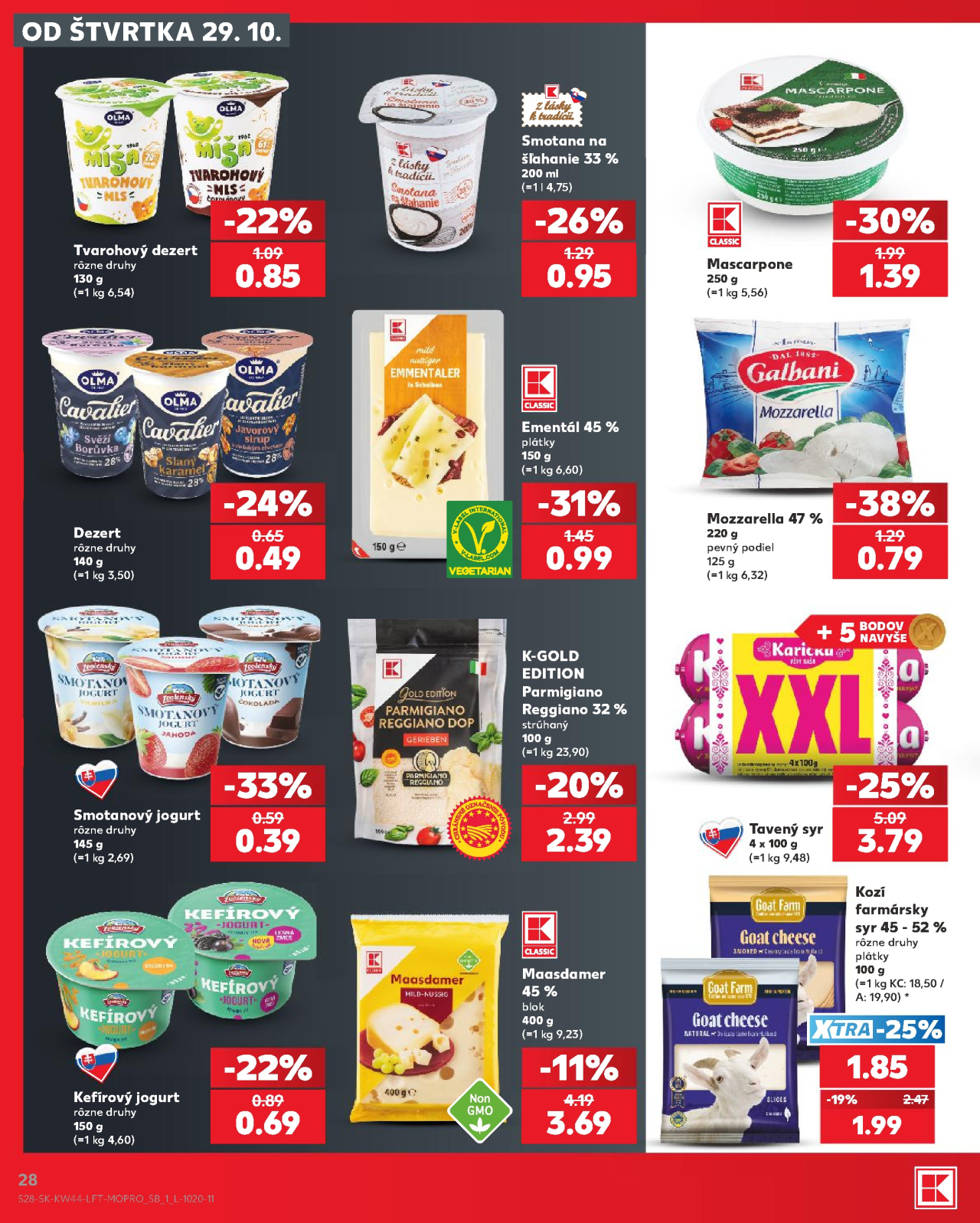 Kaufland leták Prešov-Ľubotice - Bardejovská