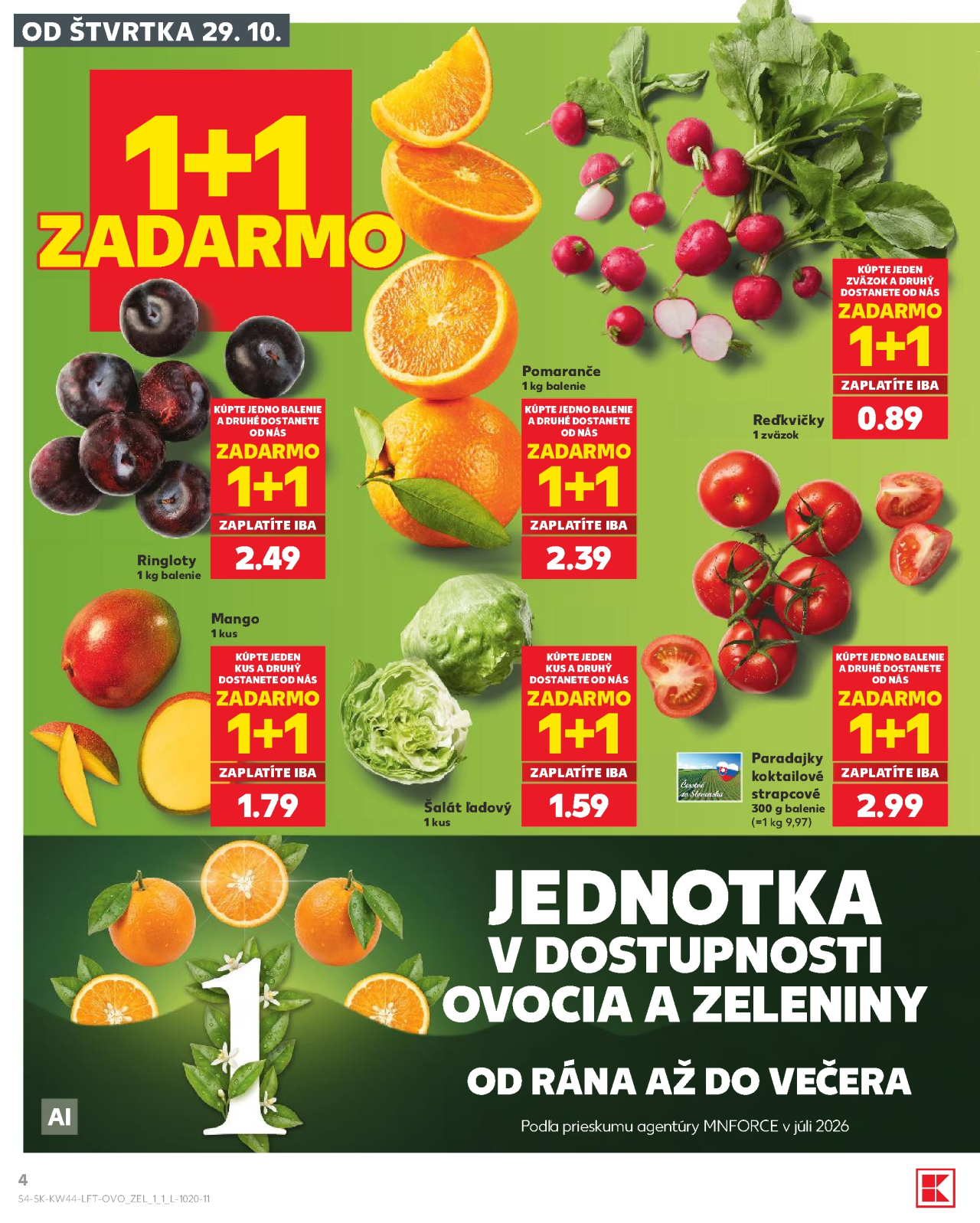 Kaufland leták Šamorín