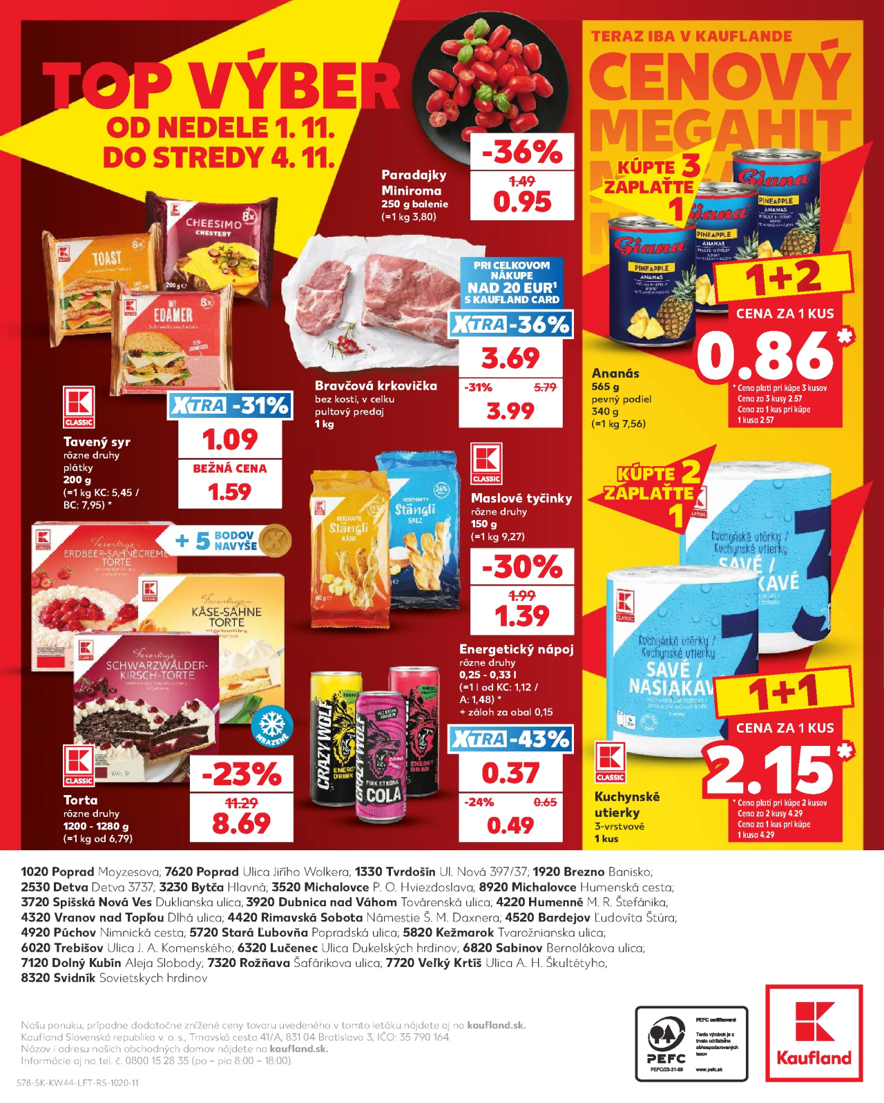 Kaufland leták Stará Ľubovňa