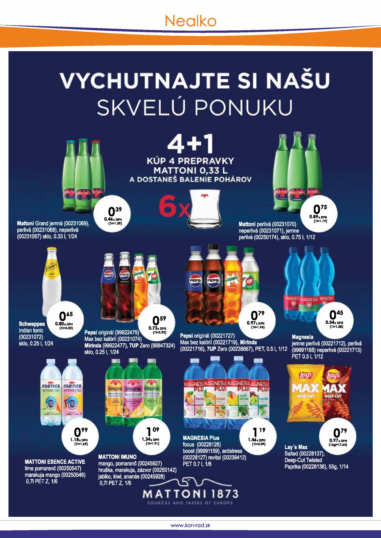 KON - RAD aktuálny maloobchodný leták