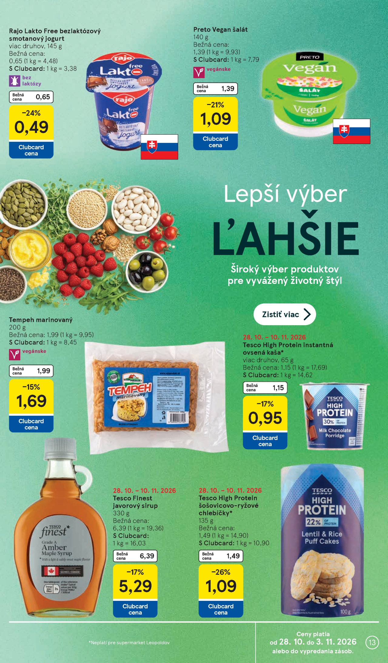 Tesco leták - Supermarket