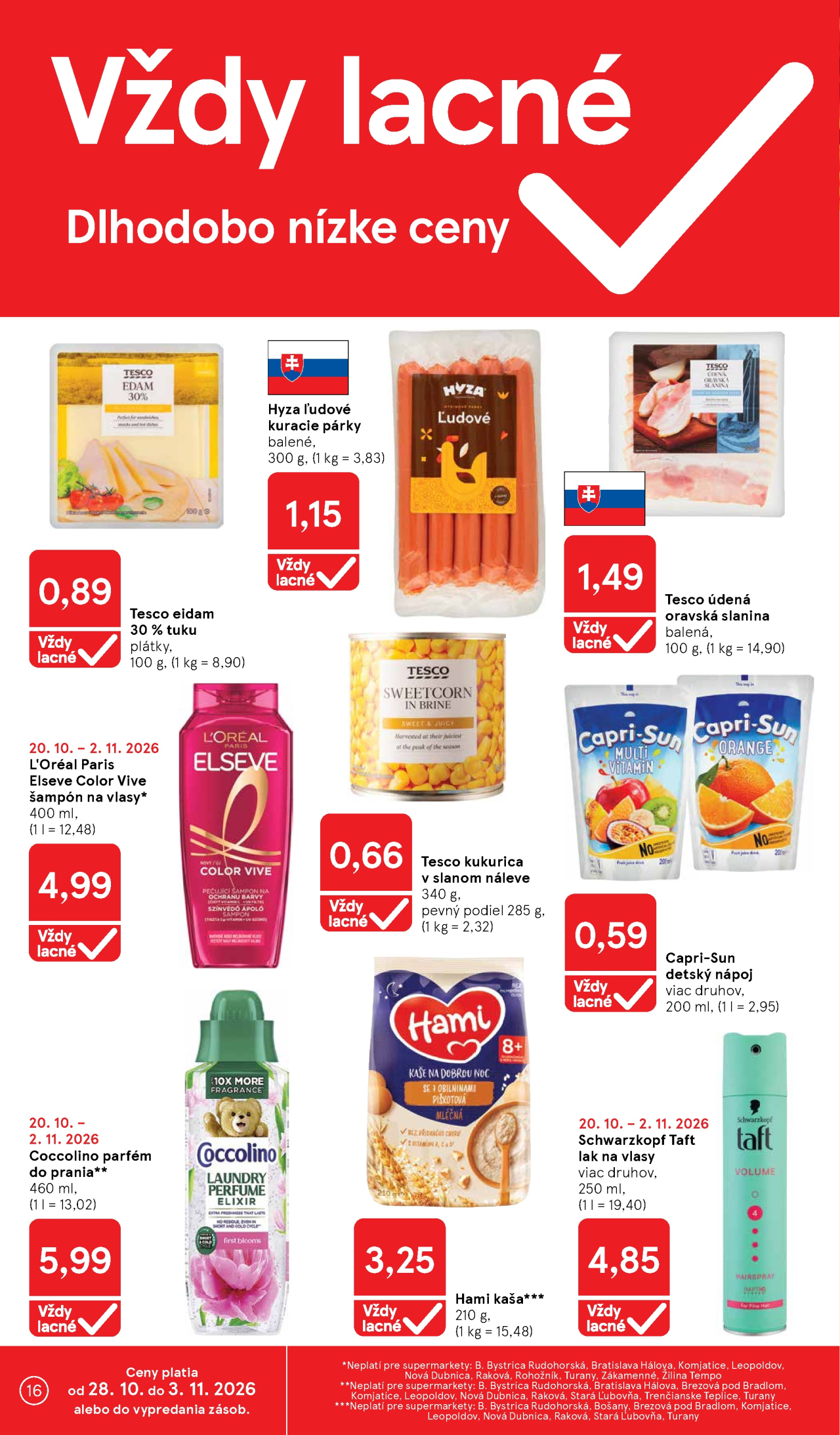 Tesco leták - Supermarket