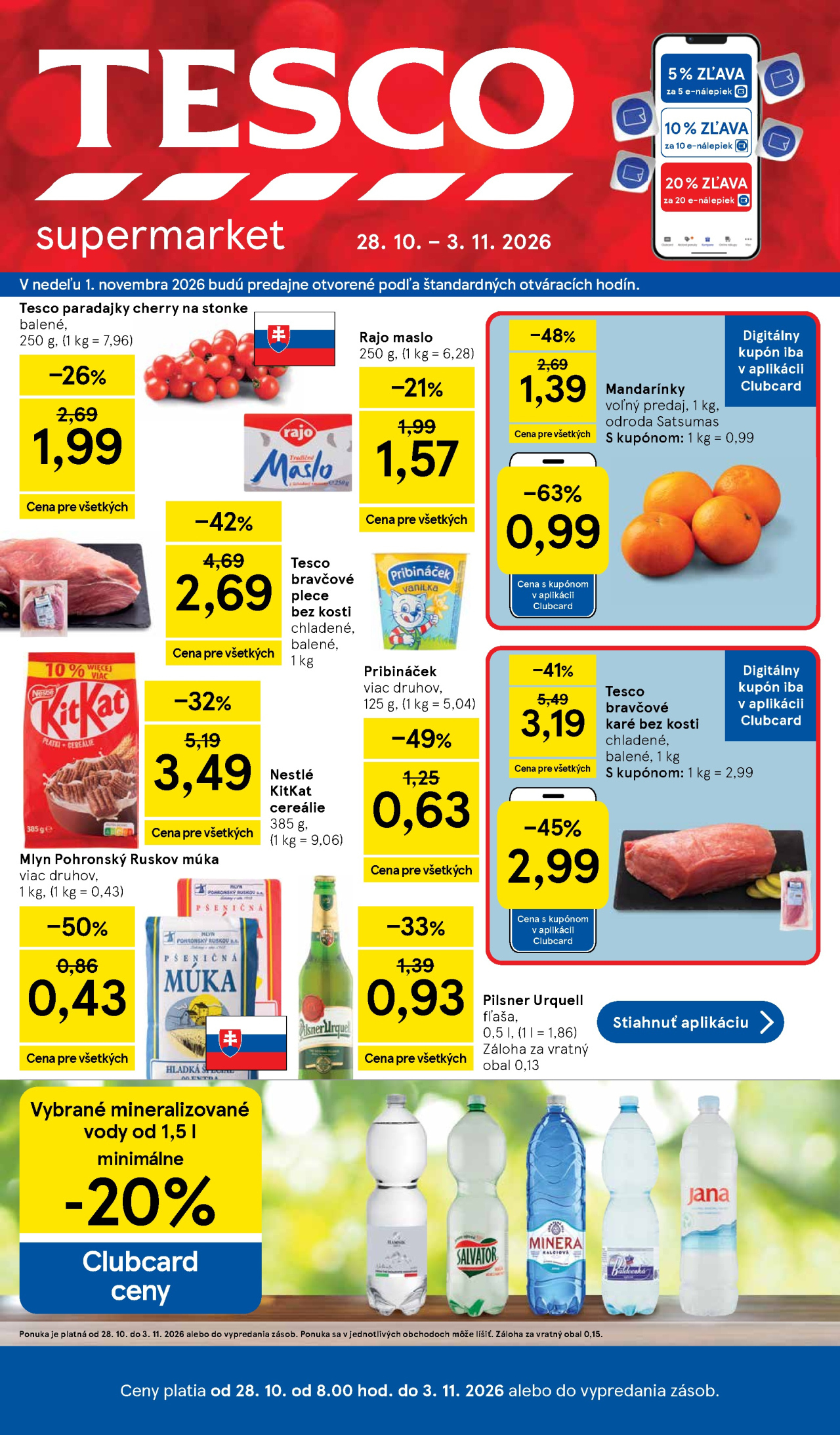 Tesco leták - Supermarket